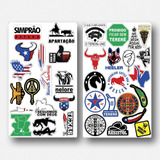 Cartela Adesivo Stickers Country Garrafa De Tereré Mate 3