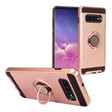 Funda Para Samsung Galaxy S10, Rosa/resistente/soporte