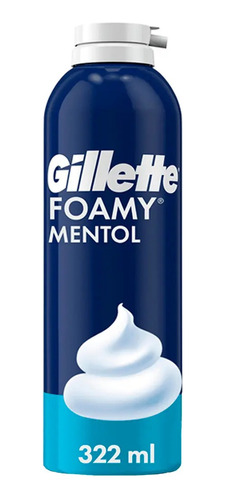 Espuma De Afeitar Gillette Foamy Mentol 312gr