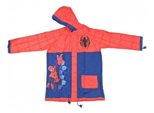  Piloto Impermeable Spiderman Hombre Araña Lluvia Childrens