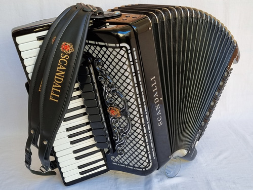 Acordeon 120 Baixos Scandalli Farfisa Impecável