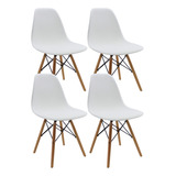 Kit 4 Sillas Charles Eames Madera - Eiffel