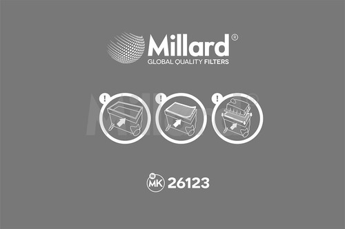 Filtro Aire Millard Mk26123 Kia Rio Hyundai Accent 49069 Foto 5