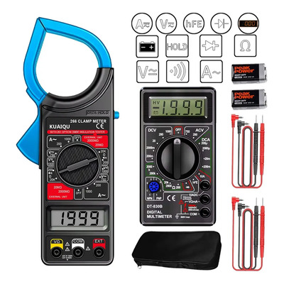 Pinza Amperimétrica, Multímetro Digital Dt266 Dt830b | MercadoLibre