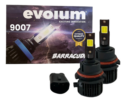 Kit Full Barracuda Focos L Evlm H4/h7/h13 9005/9006 11,000 l