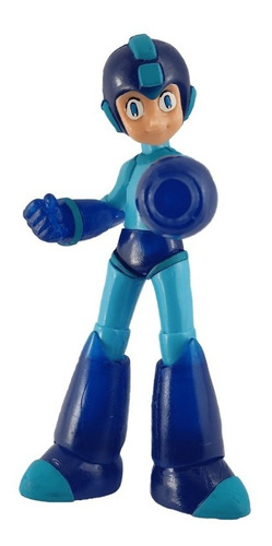 Figura Juguete Muñeco Megaman 11 Niño Rockman Robot Azul