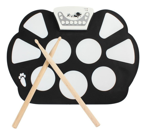 Bateria Infantil Niños Electronica Musical Digital 9 Pad