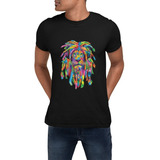 Polera Leon Reguae Music Cultura Rastas Estampadas Algod