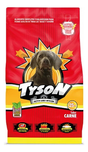 Comida Premium Tyson 25 Kg Carne! (envio Solo Santiago)