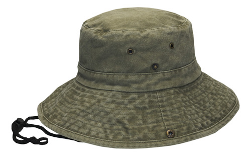 Sombrero Tipo Australiano Canvas Prelavado Nuevo Gema 251270