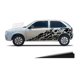 Calco Vw Gol Power Skull Decoracion Calavera Juego