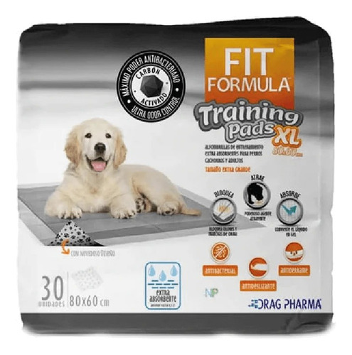 Fit Formula Training Pads Sabanilla Carbon Talla Xl 80-60cm