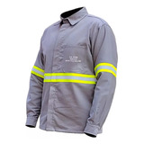 Camisa Eqpro Eletricista Nr10 Risco 2 Atpv 11,0 Faixa Reflet