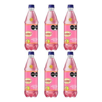 6 Refrescos Sidral Mundet Fresa-kiwi 600ml C\u002Fu Antes Ameyal | MercadoLibre
