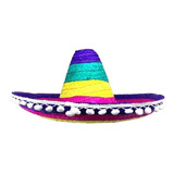 Sombrero Mexicano De Paja 50 Cm Fiestas Disfraces 