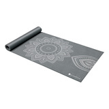 Mat De Yoga Pvc Gray Diseño Mandala - Ecowellness Color Gris