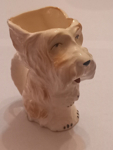 Pequeña Jarra De Porcelana Japonesa Diseño Perro