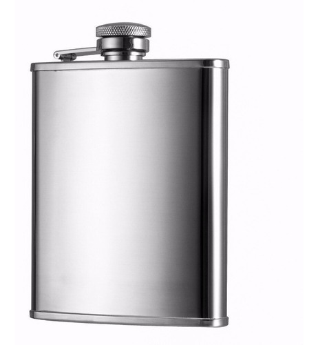 Cantil Inox Frasco 230ml Garrafa Whiskeira Whisky Bolso Bar