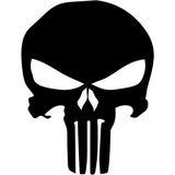 Calco Punisher Sticker Auto Ploteo Corte Mediano 30cm