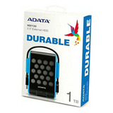 Adata Usa Disco Duro Externo Hdd Hd720, 1 Tb, Resistente A Color Azul