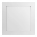Painel 20w Plafon Led Embutir Quadrado 22,5x22,5cm Branco