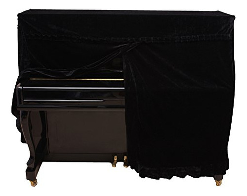 Cubierta Pleuche Para Piano Vertical (negro)