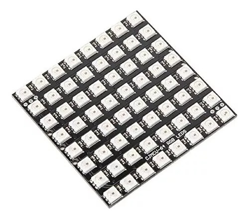 Matrix Led 8x8 Ws2812 5v 64 Bits Rgb Endereçável