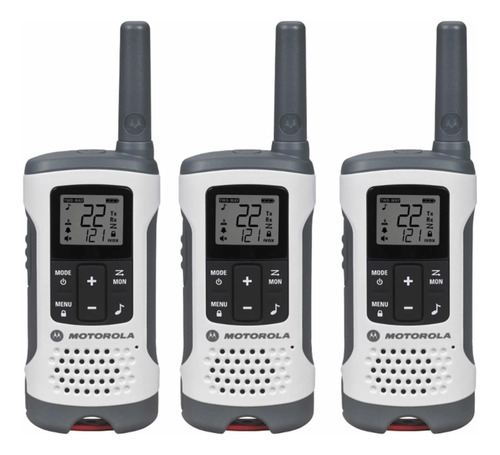 Kit 3 Radios Motorola 40km* 25 Mi Puerto Micro Usb T260tp