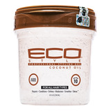 Eco Style Gel De Peinado Con Aceite De Coco, Añade Brillo .