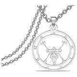 Beelzebub Sigil Collar Gótico Regalo Sello De Belcebú Regalo