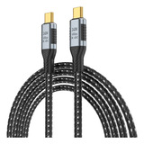 Cable Usb-c A Tipo C, Línea De Datos Usb 4.0 Gen 3 De 8 K, 6