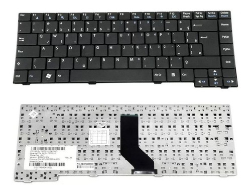 Teclado Para Notebook LG A410 C400 Abnt2 Aeql7600010 Abnt2