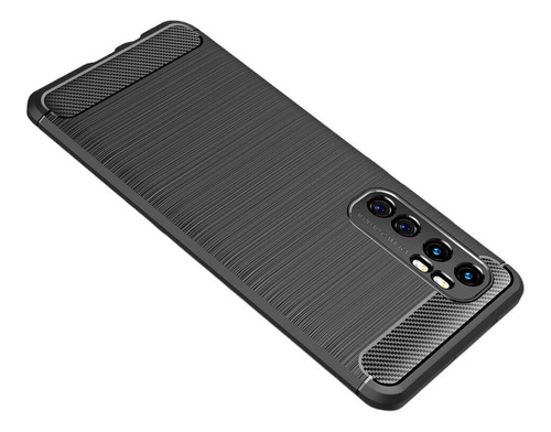 Funda Carbono  P/ Xiaomi Mi Note 10 Lite