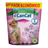 Piedras Sanitarias Silica Gel Cancat Lavanda 2.0 Lts X 0.8kg De Peso Neto