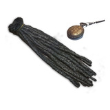 Extensiones Dreadlocks Rastas Natural Gruesas 30cm X 20unid.