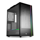 Gabinete Gamer Pichau Hx600 Rgb Full-tower Lateral De Vidro Cor Preto