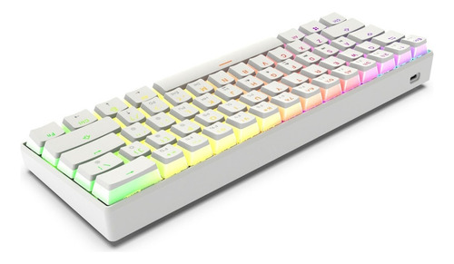 Teclado Mecánico Para Juegos Gamakay Mk61 60% Rgb Pudding