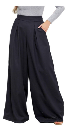 Calça Pantalona Linho Legitimo Calca Chique Casual Wide Leg