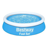 Piscina Inflável Infantil Redonda Fast Set 940litros Bestway