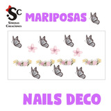 Stickers Para Uñas  Mariposas  . Deco Nails