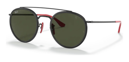 Oculos De Sol Redondo Metal - Ray Ban Ferrari