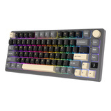 Teclado Mecánico 75% Royal Kludge Rk M75 Pro Gamer Rgb