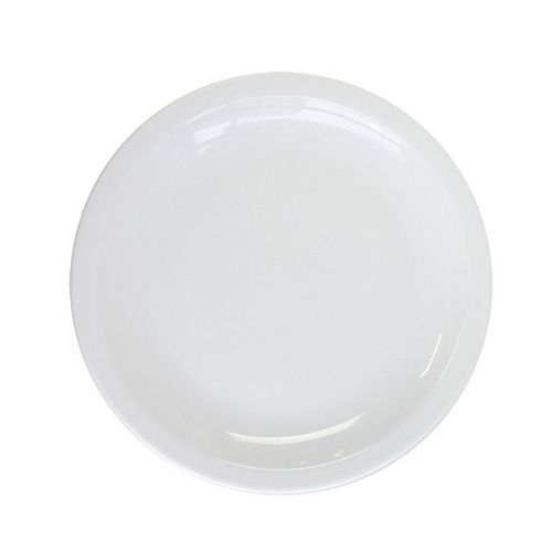 Set X4 Plato Playo 25cm Gastronomico Porcelana Blanco Germer