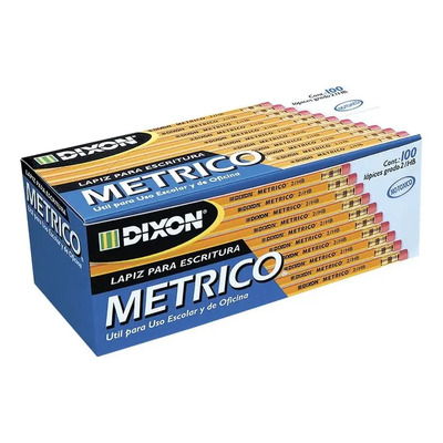 Lápiz Dixon Métrico No.2 100 pzas | MercadoLibre
