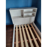 Cama De 1 Plaza Con Repisa Mdf 