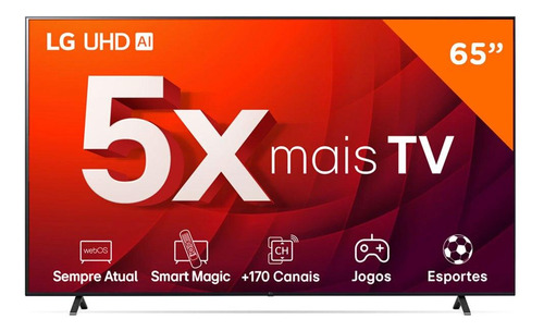 Smart Tv LG 4k 65 Polegadas Uhd, Led, Ur8750psa