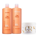 Kit Wella Enrich Sh 1 L + Cond 1 L + Oil Reflections 500ml