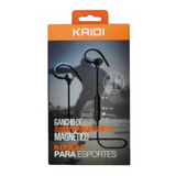 Fone Preto Bluetooth Para Esportes Kaidi Gancho De Ouvido