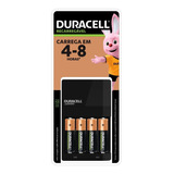 Carregador De Pilhas Recarregáveis Duracell Aa/aaa Com 4 Aa