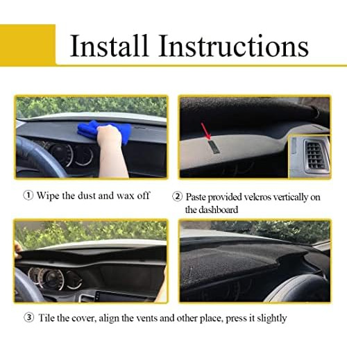 Dash Cover Mat Custom Fit For 1982-1992 Chevy Chevrolet... Foto 3